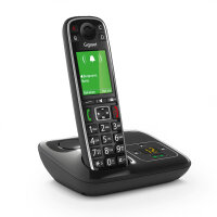 Gigaset E720A - Schnurlostelefon - Anrufbeantworter mit Rufnummernanzeige - ECO DECT\GAP - Schwarz