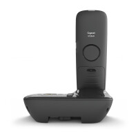 Gigaset E720A - Schnurlostelefon - Anrufbeantworter mit Rufnummernanzeige - ECO DECT\GAP - Schwarz