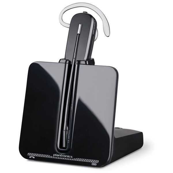 Plantronics Poly DECT Headset CS540 + Handhörerlifter HL-10, Schwarz