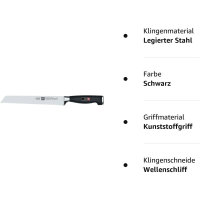 ZWILLING Twin Four Star ll Brotmesser, Klingenlänge 20 cm